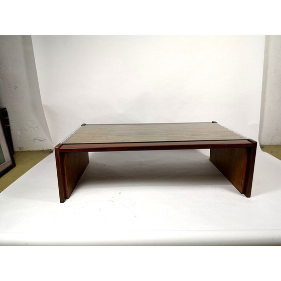Image 1 of Vintage coffee table in jacaranda and teak by Percival Lafer, Brazil 1960