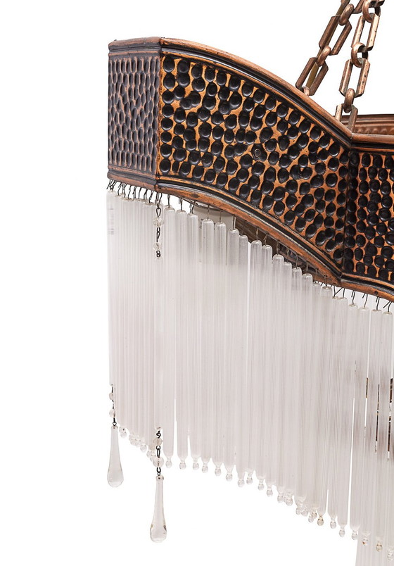 Image 1 of Large Art Deco chandelier