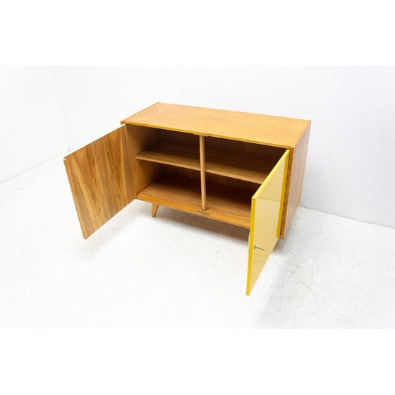 Image 1 of Vintage U-450 highboard in beech by Jiří Jiroutek for Interiér Praha, Czechoslovakia 1960