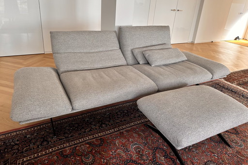 Sofa Koinor Francis 3 seater light gray mottled