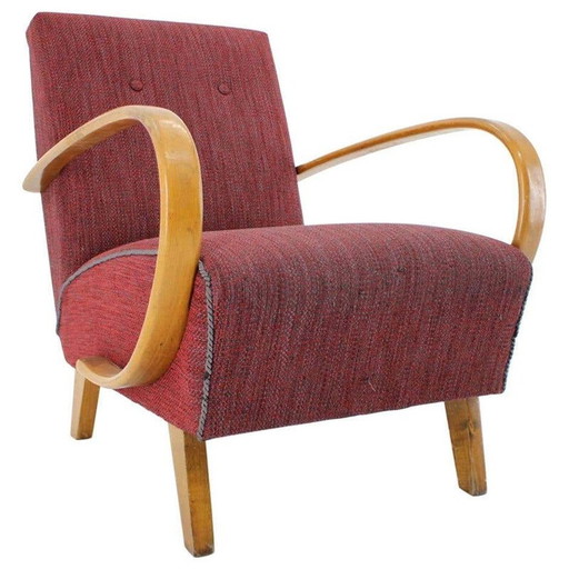 Vintage Armchair by Jindrich Halabala, Czechoslovakia 1950s