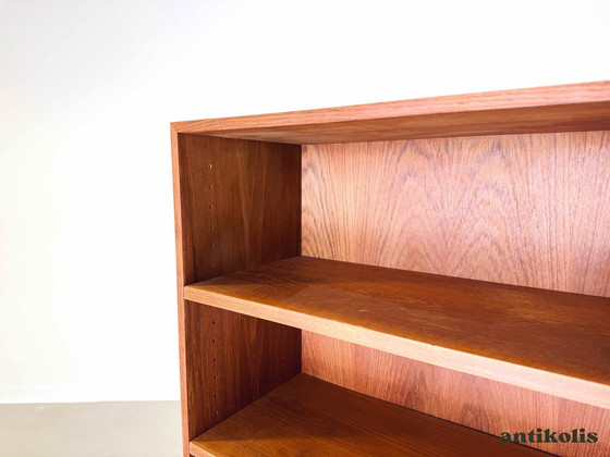 Image 1 of Mid - Century bookcase cabinet Bramin 160 teak shelf