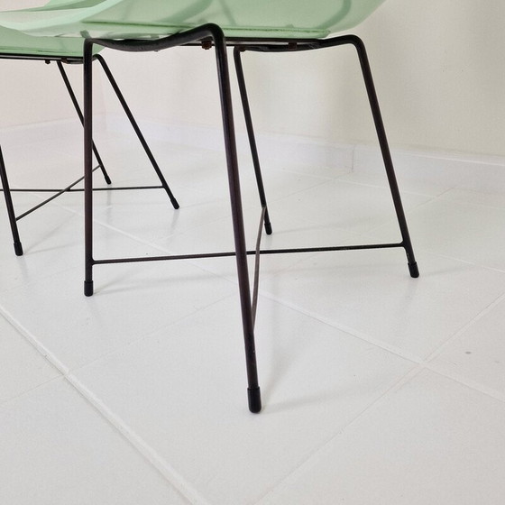 Image 1 of Pair of vintage chairs by Augusto Bozzi for Saporiti, Italy 1950s