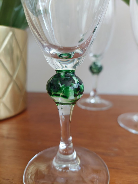 Image 1 of 7x Vintage Luminarc flutes