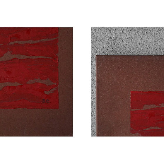 Image 1 of Set of 4 vintage paintings by Ewa Söderström