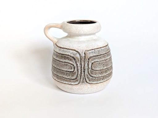 Midcentury Ceramic Vase | Veb Halbensleben Pitcher | West German Pottery 1960'S