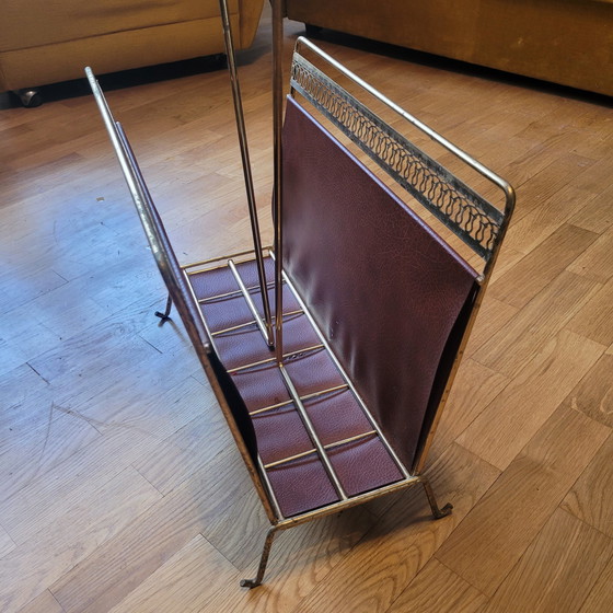 Image 1 of Mid - Century magazine rack