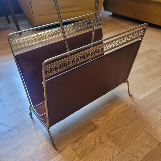 Image 1 of Mid - Century magazine rack