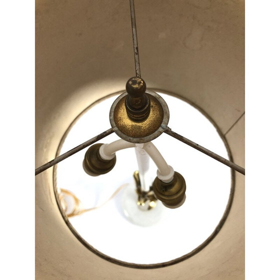 Image 1 of Vintage table lamp in marble and brass from Arredoluce, Italy 1950