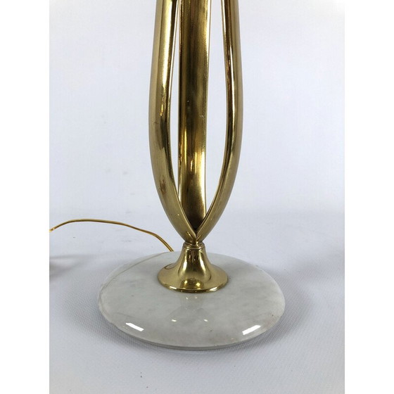 Image 1 of Vintage table lamp in marble and brass from Arredoluce, Italy 1950