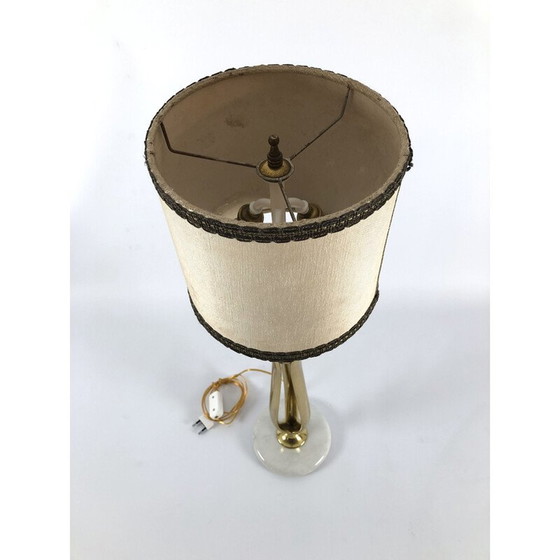 Image 1 of Vintage table lamp in marble and brass from Arredoluce, Italy 1950