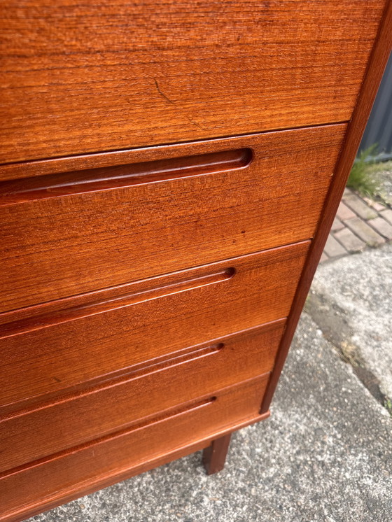 Image 1 of Commode vintage en teck design nils jonsson