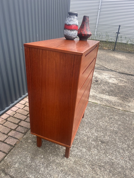 Image 1 of Commode vintage en teck design nils jonsson