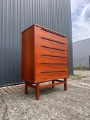 Vintage chest of drawers teak design nils jonsson