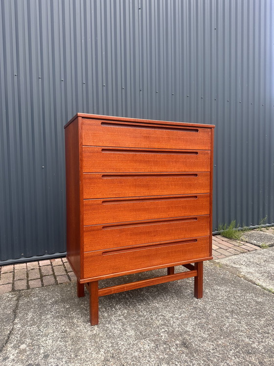 Image 1 of Cassettiera vintage in teak design Nils Jonsson