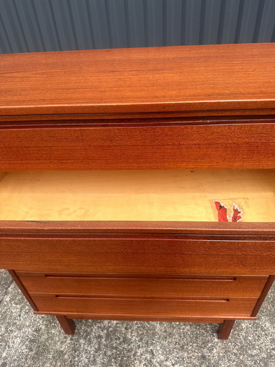 Image 1 of Commode vintage en teck design nils jonsson