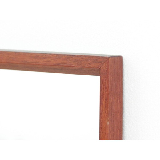 Image 1 of Vintage scandinavian wall mirror  in teak