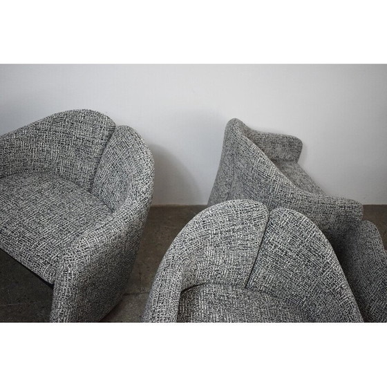 Image 1 of Set of 4 vintage Ps142 armchairs by Eugenio Gerli for Tecno, 1960s