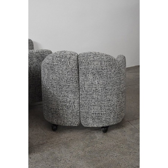 Image 1 of Set of 4 vintage Ps142 armchairs by Eugenio Gerli for Tecno, 1960s