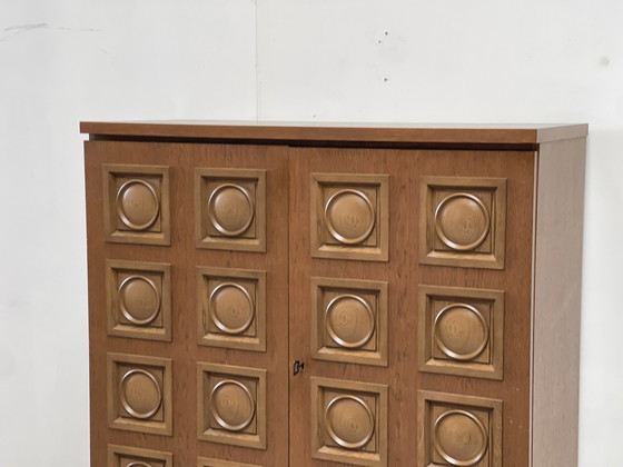 Image 1 of Vintage brutalist bar cabinet