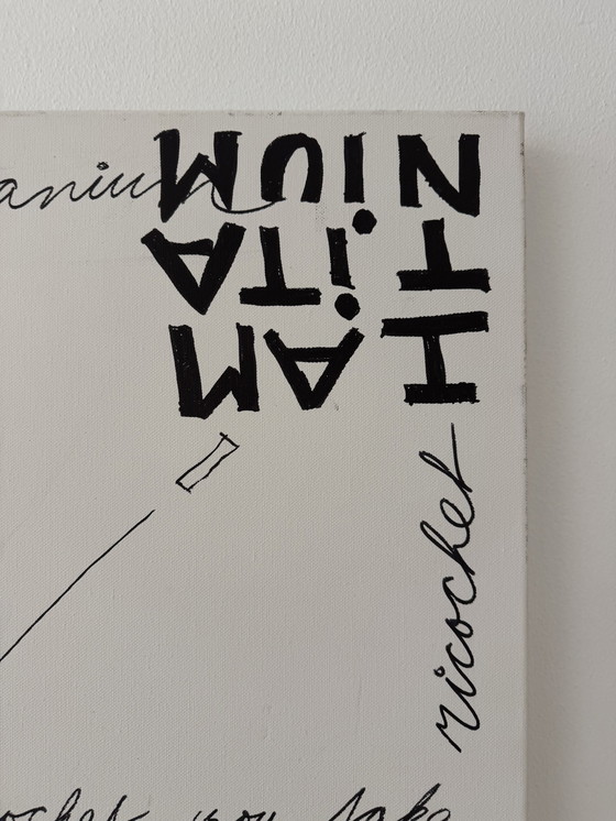 Image 1 of Canvas With Text