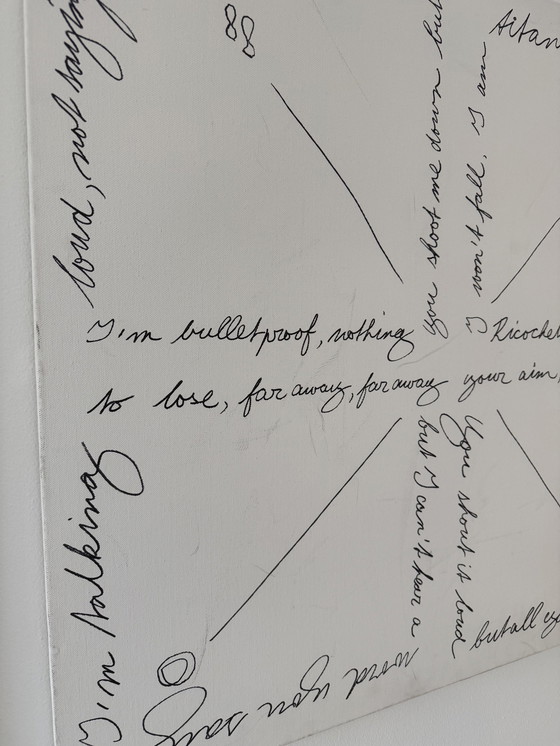 Image 1 of Canvas With Text