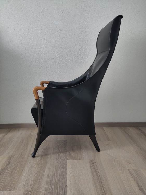 Image 1 of Giorgetti progetti wing chair