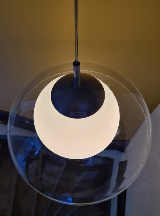 Image 1 of Massive glass pendant lamp