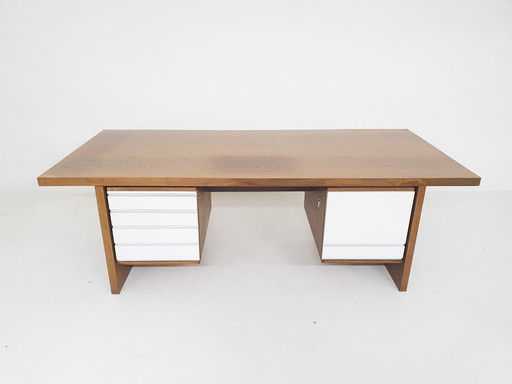 Large Wenge Desk, Attributed To 'T Spectrum, The Netherlands 1950'S