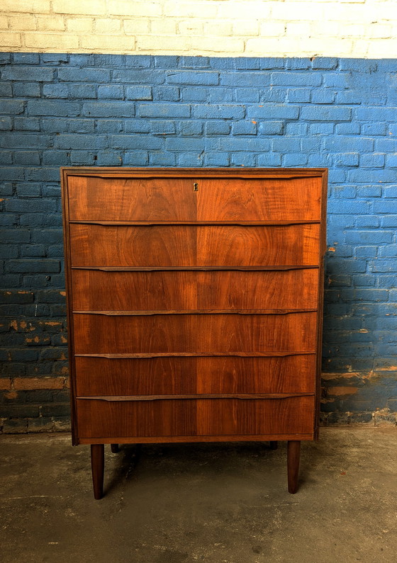 Image 1 of Cassettiera danese vintage in teak, 1960