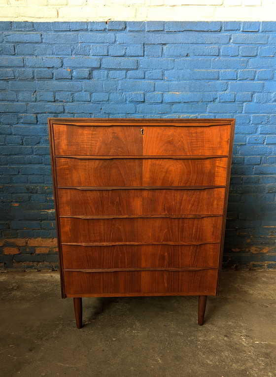 Image 1 of Cassettiera danese vintage in teak, 1960