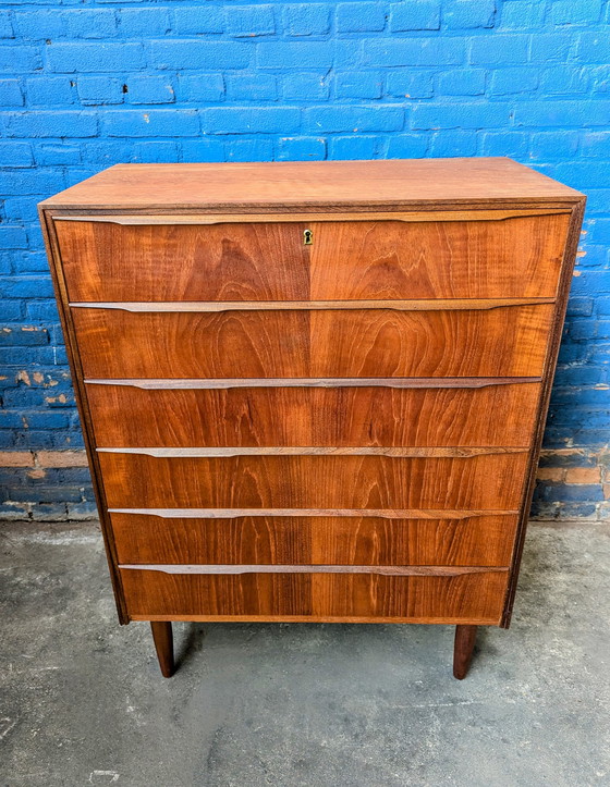 Image 1 of Cassettiera danese vintage in teak, 1960