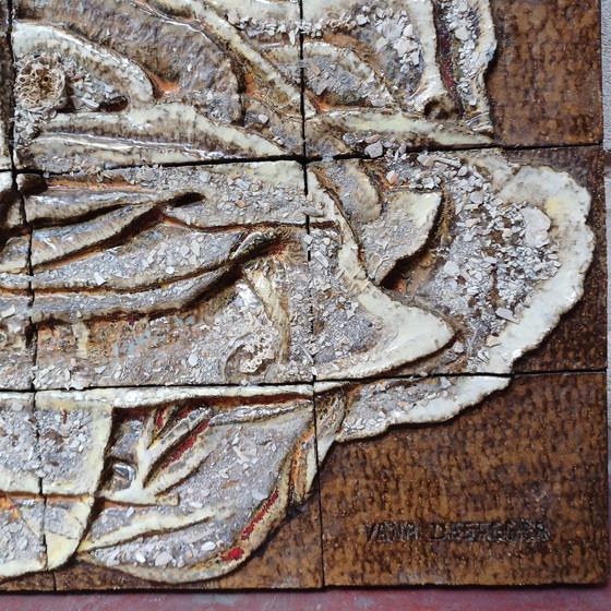 Image 1 of Ceramic Panel By Yana Desaeger (1924-2004)