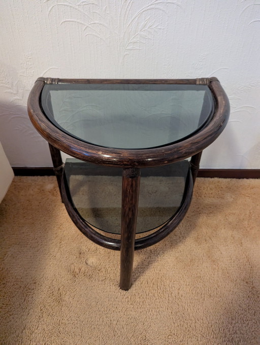 Rattan Side Table