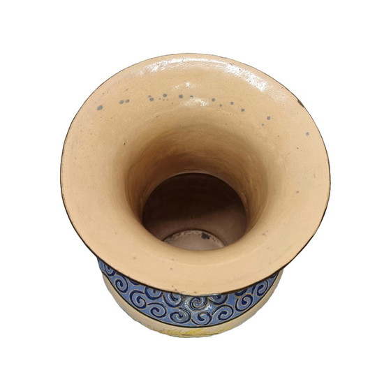 Image 1 of Vintage Chinese Ceramic Vase Phoenix 1970s