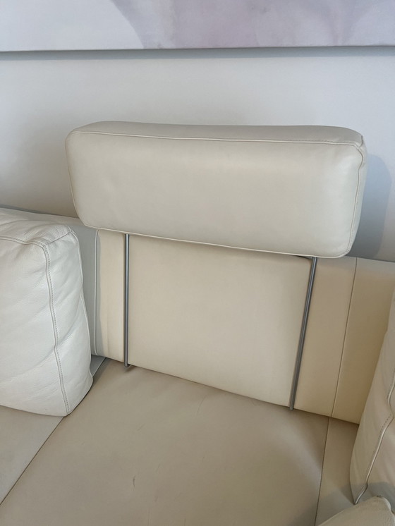 Image 1 of Walter Knoll 'Living Platform' leather 3-seat sofa