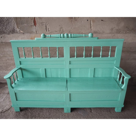 Image 1 of Vintage wooden bench, 1920s