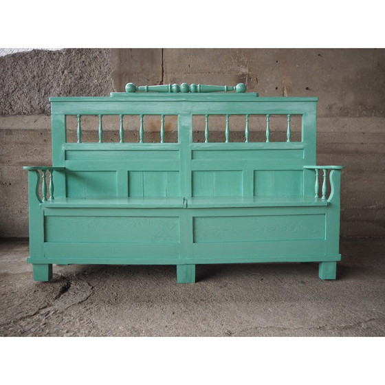 Image 1 of Vintage wooden bench, 1920s