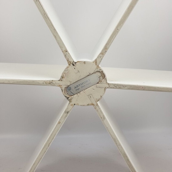 Image 1 of Vintage T878 plywood and glass coffee table by Pierre Paulin for Artifort, 1960