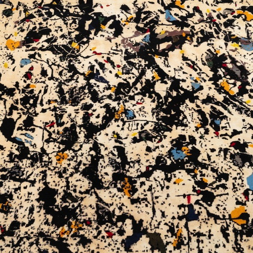 Vintage acrylic and wool rug