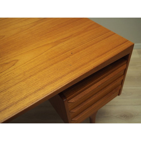 Image 1 of Vintage teak desk by Vald Mortensen for Odense, 1960s