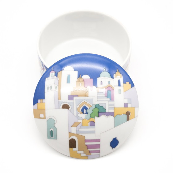 Image 1 of Rosenthal Porcelain Collector's Lid-Box Nr.8 A Day In Morocco Sammlerdose Reisen