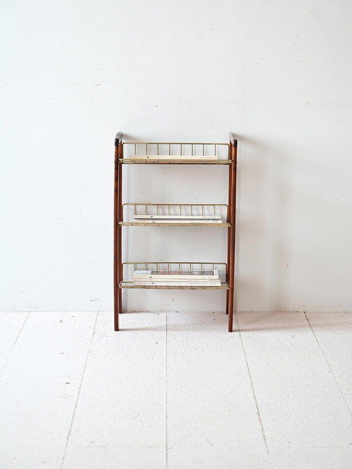 Scandinavian Vintage Magazine Rack