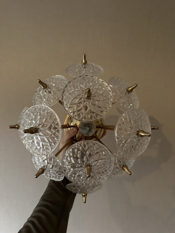 Image 1 of Val Saint Lambert Sputnik Wall Lamp