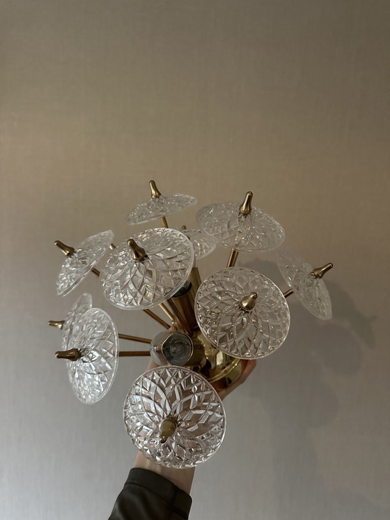 Image 1 of Val Saint Lambert Sputnik Wall Lamp