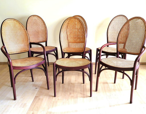 6 Thonet 82 chairs