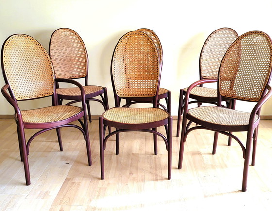 Image 1 of 6 Thonet 82 chairs