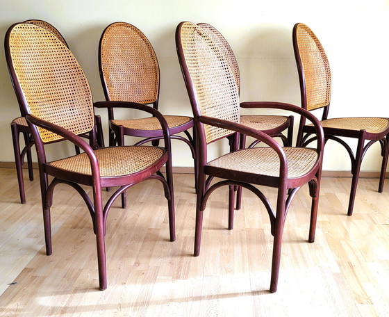 Image 1 of 6 Thonet 82 chairs