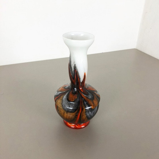 Image 1 of Vintage Opaline Florence Vase by Carlo Moretti Italy 1970s