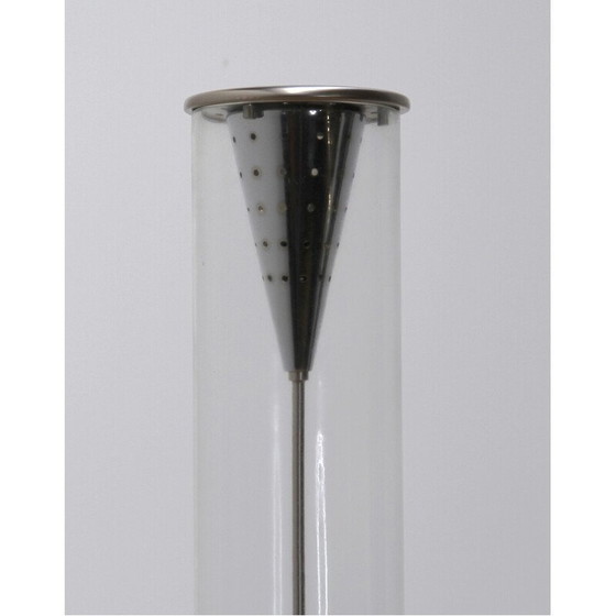 Image 1 of Lampada da terra vintage Arianna in metallo cromato e vetro per Studio Italia